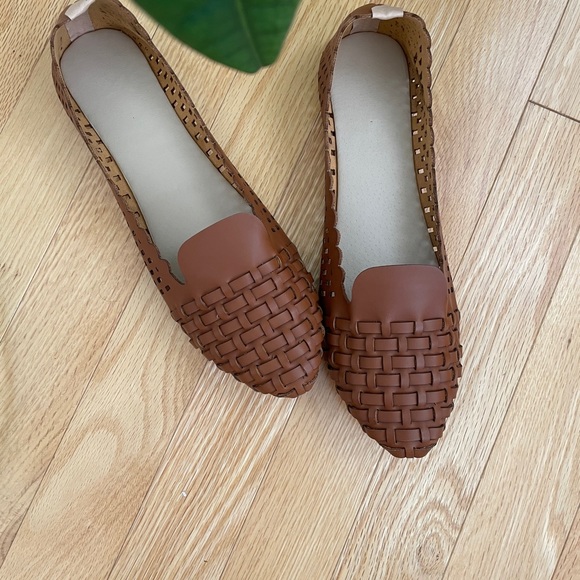 BNWT 💯 leather handmade khussa tan flats jutti - Picture 3 of 7